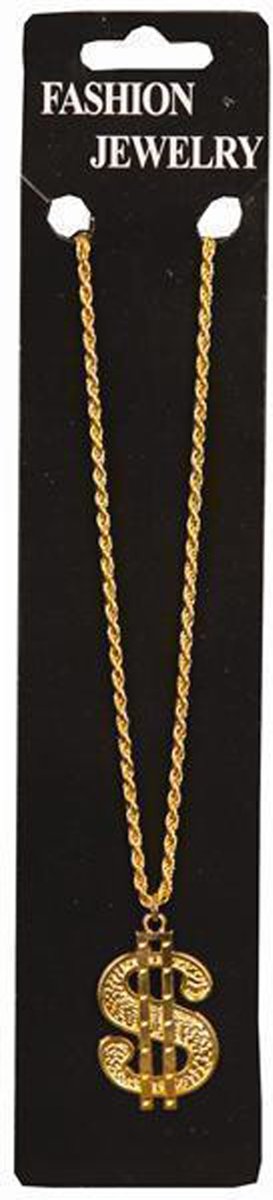 Dollar Gouden Halsketting| Bling Bling | The Dollar | Luxe | Dollar ketting